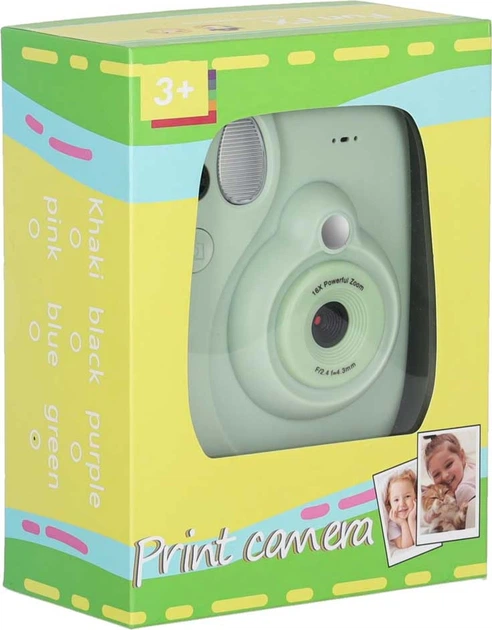 Дитяча камера миттєвого друку KIK Зелена KX2859_1 (5903039770256) - зображення 11