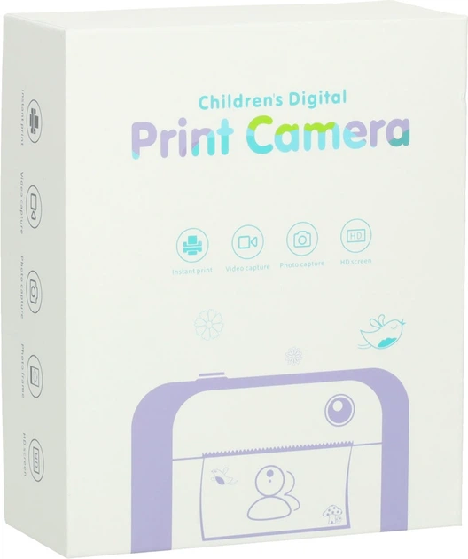 Дитяча камера миттєвого друку KIK з термопапером та картою на 32 ГБ Рожева KX3570_1 (5903039753457) - зображення 15