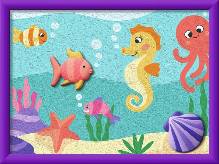 Картина за номерами Ravensburger CreArt Морський коник 12023268 (4005555232681) - зображення 2