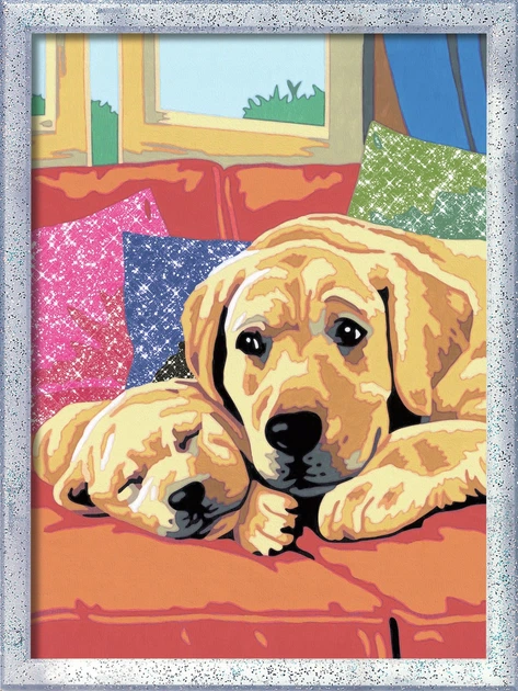 Картина за номерами Ravensburger CreArt Любов до собак 12023269 (4005555232698) - зображення 2