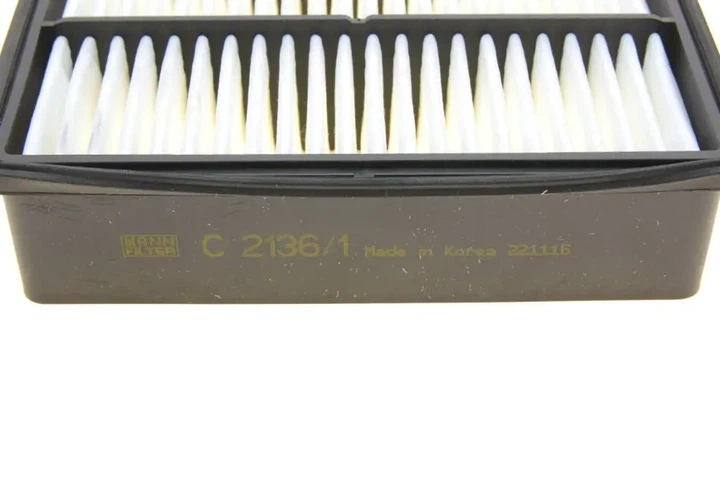 Фільтр повітряний Mitsubishi Colt 1.3/1.6 96-04/Lancer 1.3-2.0 96-08/Outlander 2.0/2.4 16V 03-07 MANN-FILTER C 2136/1 - изображение 3