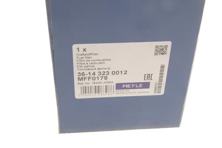 Фільтр паливний Nissan Qashqai/X-Trail 1.5/2.0dci 07- MEYLE 36-14 323 0012 - зображення 4