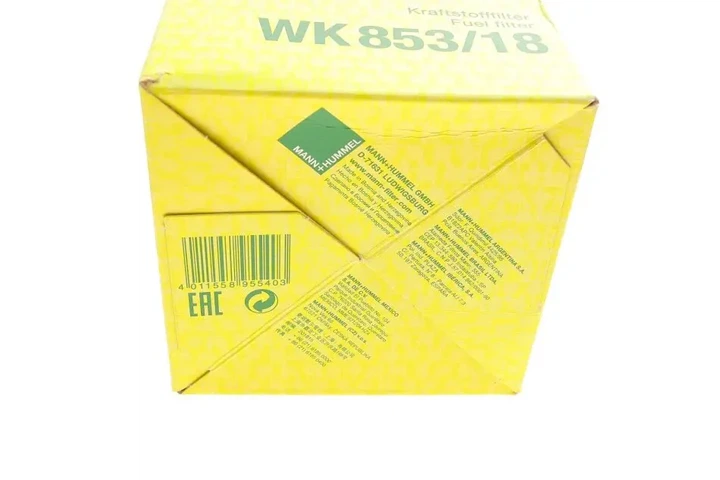 Фільтр паливний Ford Connect 1.8Di/TDCi (55kw) 02- (під клапан) MANN-FILTER WK 853/18 - изображение 5