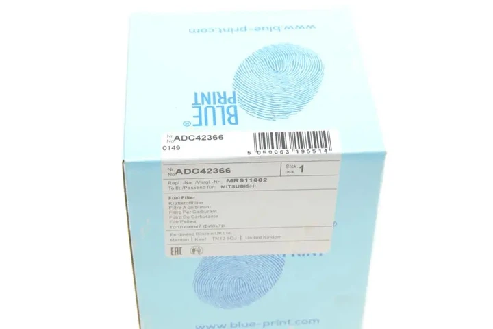 Фільтр паливний Mitsubishi Space Star 1.3/1.8 98- BLUE PRINT ADC42366 - зображення 2