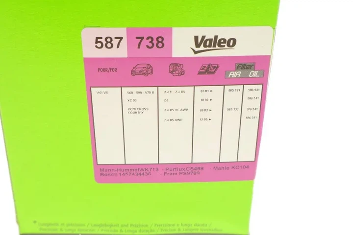 Фільтр топливний Volvo S60/S80/V70/XC70/XC90 2.4D 01-14 Valeo 587738 - зображення 5