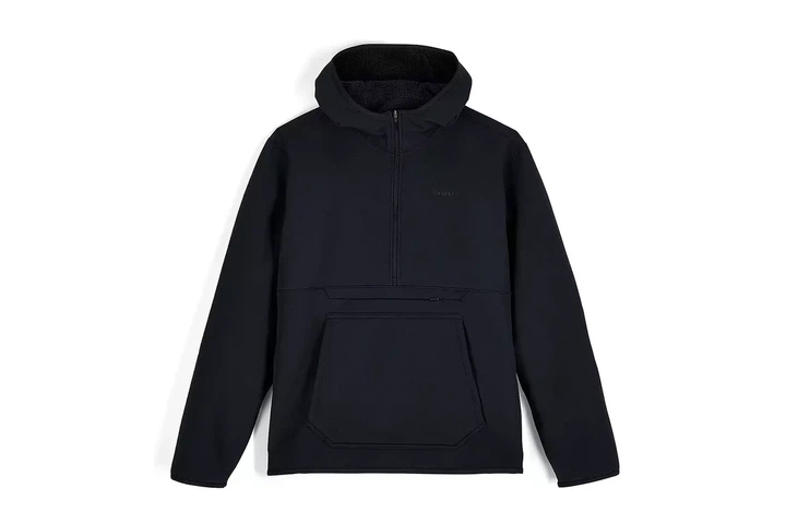Худи Simms Strata 330 Half-Zip Hoody Black, размер: М (9760202502) - Фото 1 Худи Simms Strata 330 Half-Zip Hoody Black, размер: М (9760202502) - изображение 1