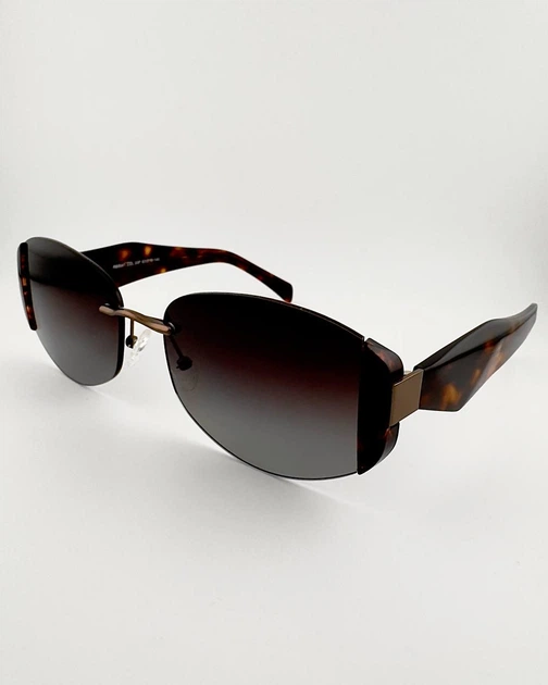 Сонцезахисні Окуляри RITA BRADLEY RB9041 Col.03P Polarized Безоправні з Поляризацією Черепахові Темно-Коричневі Градієнт - Фото 5 Сонцезахисні Окуляри RITA BRADLEY RB9041 Col.03P Polarized Безоправні з Поляризацією Черепахові Темно-Коричневі Градієнт - зображення 5