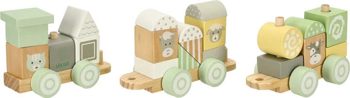 Дерев'яна залізнична колія KIK LULILO Vico Пастельна KX3772 (5903039750999) - зображення 4