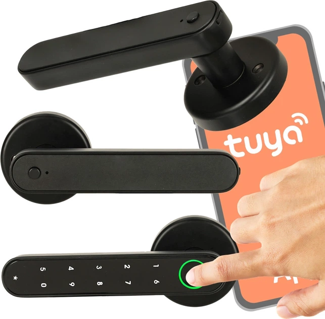 Розумний замок KIK Bluetooth з кодом та відбитком пальця KX3854 (5903039750272) - зображення 10