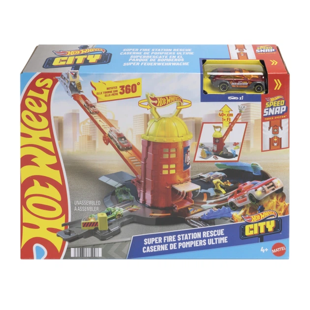 Ігровий набір Пожежно-рятувальна суперстанція Hot Wheels (JHL95) - Фото 2 Ігровий набір Пожежно-рятувальна суперстанція Hot Wheels (JHL95) - изображение 2