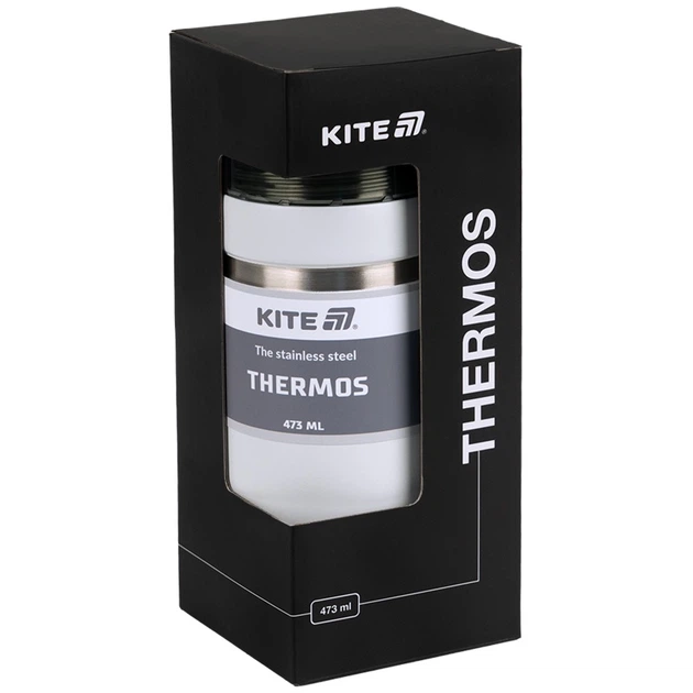 Термос Kite K25-320-1, 473 мл, білий - изображение 4
