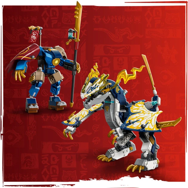 Конструктор LEGO Розбійник: Робот-вершник на драконі, 71843 - зображення 8