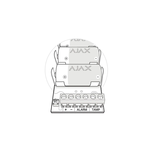Беспроводной модуль Ajax Transmitter для интеграции посторонних датчиков (10306.18.NC1) - изображение 2