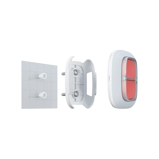 Беспроводная экстренная кнопка Ajax DoubleButton White (23003.79.WH1) - изображение 2