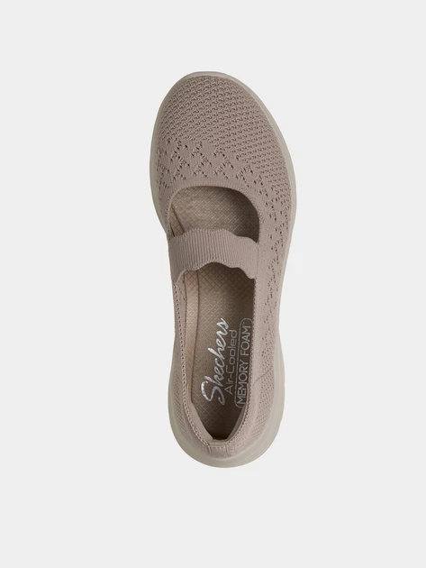Балетки Skechers 10647754 Бежевий 38.5 KW9553 - Фото 4 Балетки Skechers 10647754 Бежевий 38.5 KW9553 - зображення 4