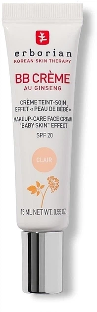 Тональный BB крем Эрборен 5-в-1 с эффектом кожа как у ребенка Erborian BB Creme Baby Skin Nude 15 мл - Фото 1 Тональный BB крем Эрборен 5-в-1 с эффектом кожа как у ребенка Erborian BB Creme Baby Skin Nude 15 мл - изображение 1