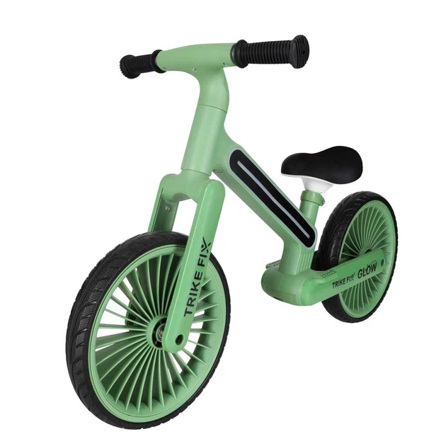 Rowerek biegowy KIK Trike Fix Glow LED Zielony (5903039770775) - obraz 2