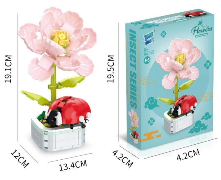 Інтер'єрний конструктор Poppy&Ladybug серія Серія Bonsai Сонечко 201 деталь - зображення 5