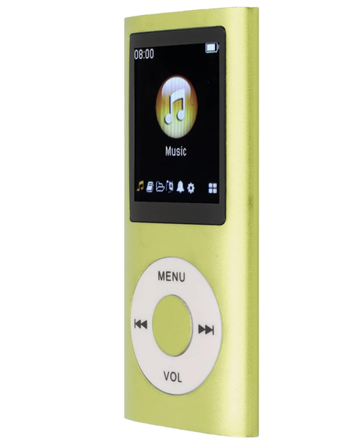 MP3-плеер стильный портативный с lossless звуком, LCD 1.8", FM-радио, запись голоса, видео, фото, E-book, зеленый - изображение 2