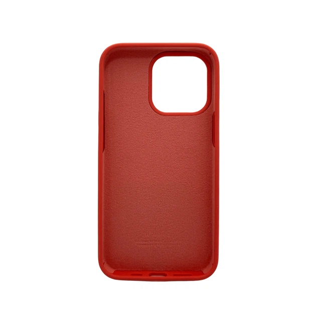 Чохол для смартфона Silicone Full Case AA Open Cam для Apple iPhone 15 Pro Max 18,Peach (FullOpeAAi15PM-18) - зображення 3