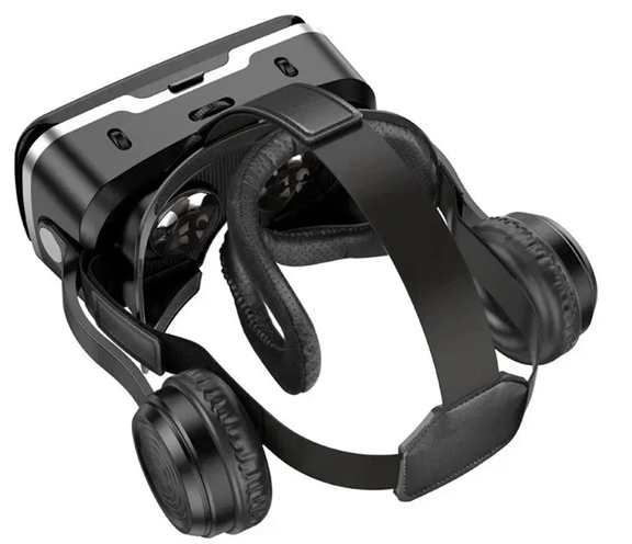 Очки виртуальной реальности HOCO Cool VR glasses DGA10 3D регулировка оптики Черный - Фото 4 Очки виртуальной реальности HOCO Cool VR glasses DGA10 3D регулировка оптики Черный - изображение 4