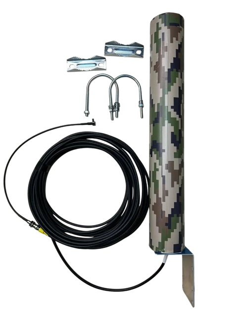 Антена LTE 14-16dB з кабелем RG58 і перехідником TS9, 690-2700 МГц 10 м - изображение 2