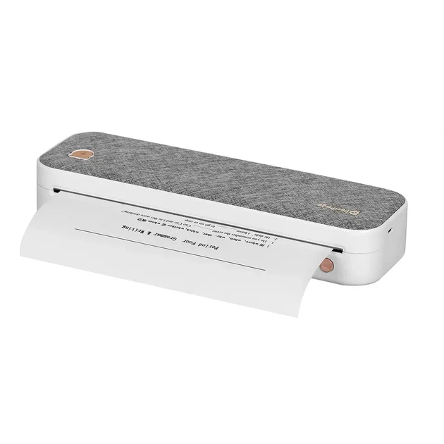 Портативный мобильный термопринтер PeriPage A40 с аккумуляторной батареей 2600 mAh (розовый) - Фото 3 Портативный мобильный термопринтер PeriPage A40 с аккумуляторной батареей 2600 mAh (розовый) - изображение 3
