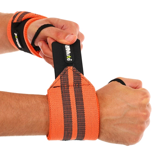 Бинты кистевые для жима 2шт Полиэстер Эластан STRENGTH WRIST WRAPS MUTE оранжевый 9905-2 - Фото 1 Бинты кистевые для жима 2шт Полиэстер Эластан STRENGTH WRIST WRAPS MUTE оранжевый 9905-2 - изображение 1