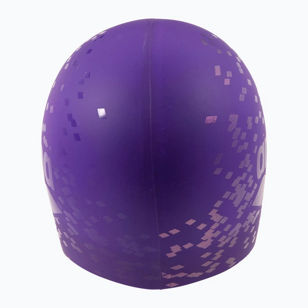 Шапочка для плавания Arena Shine Cap (009386-200) силикон, для тренировок и соревнований,Violet/plum - изображение 4