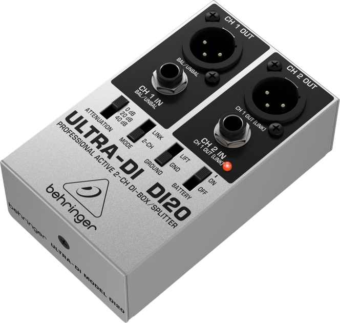 Aktywny Di-Box Behringer DI20 (4033653100571) - obraz 2