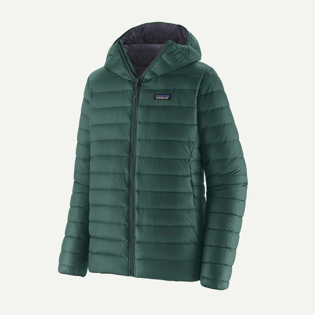 Чоловіча куртка Patagonia Down Sweater Hoody Cascade Green (M) 84702-CASG - зображення 8