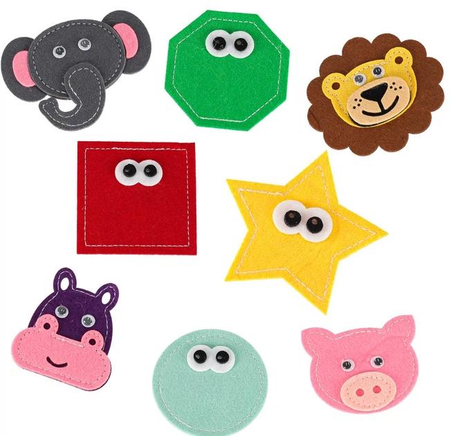 Książeczka sensoryczna Ikonka edukacyjna filcowa 3D manipulacyjna ruchome elementy Żyrafa (KX2989) (5903039768451) - obraz 6