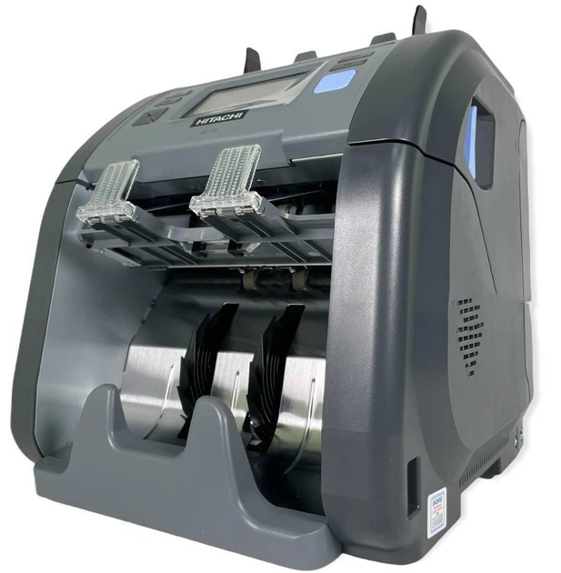 Счётчик банкнот Magner 165F HITACHI iH-110 профессиональный сортировщик валют с проверкой подлинности 2022-2023, Мультивалютный, с автоматическим стартом подсчёта, Б/У - Фото 3 Счётчик банкнот Magner 165F HITACHI iH-110 профессиональный сортировщик валют с проверкой подлинности 2022-2023, Мультивалютный, с автоматическим стартом подсчёта, Б/У - изображение 3