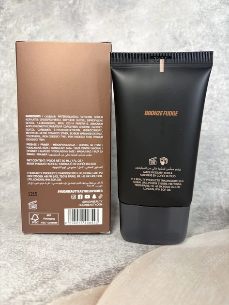 Праймер основа під макіяж Huda Beauty Easy Blur Primer Bronze Fudge 30 мл - зображення 4