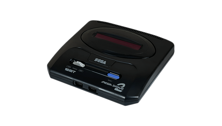 Набор Консоль Sega Mega Drive 2 HAA-2502 Japan Asia Black Б/У + Геймпад Проводной - изображение 2