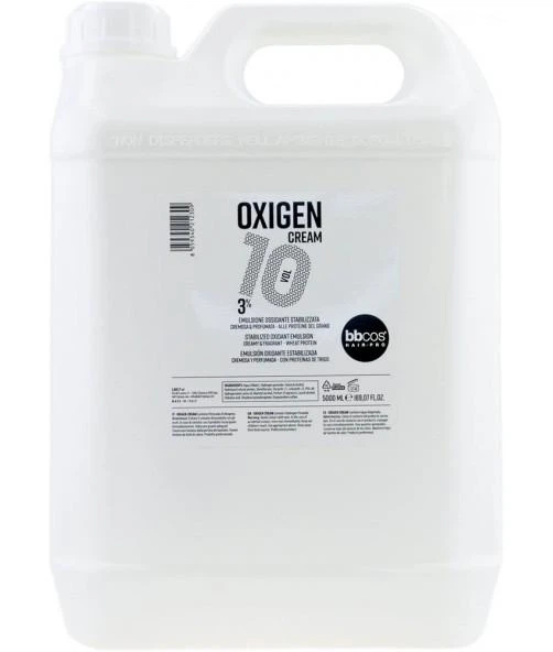 Окислительная крем-эмульсия BBcos Oxigen Cream 3% (10 Vol.) для окрашивания волос, 5000 мл - Фото 1 Окислительная крем-эмульсия BBcos Oxigen Cream 3% (10 Vol.) для окрашивания волос, 5000 мл - изображение 1