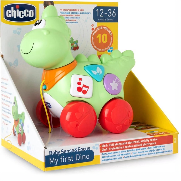 Музична іграшка Chicco "Мій перший Діно" (12119.00) - зображення 4