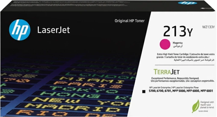 Тонер HP Toner W2133Y / 213Y Magenta (HP-W2133Y) - зображення 1