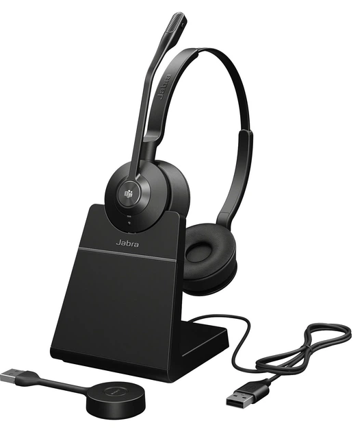 Zestaw słuchawkowy Jabra Engage 55 SE Stereo Link400a MS ze stacją ładującą (266282) - obraz 2