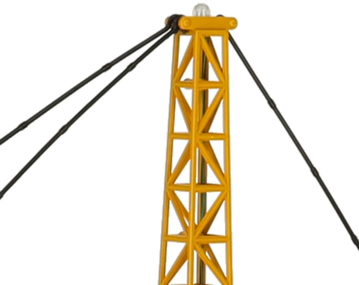 Будівельний кран Ikonka дистанційно керований (RC) з гаком 4 канали 128 см (KX9849) (5901779364605) - зображення 5