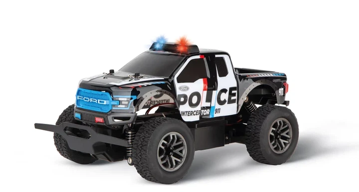 Автомобіль Carrera RC Ford F-150 Raptor Police 2.4 ГГц (9003150143048) - зображення 2