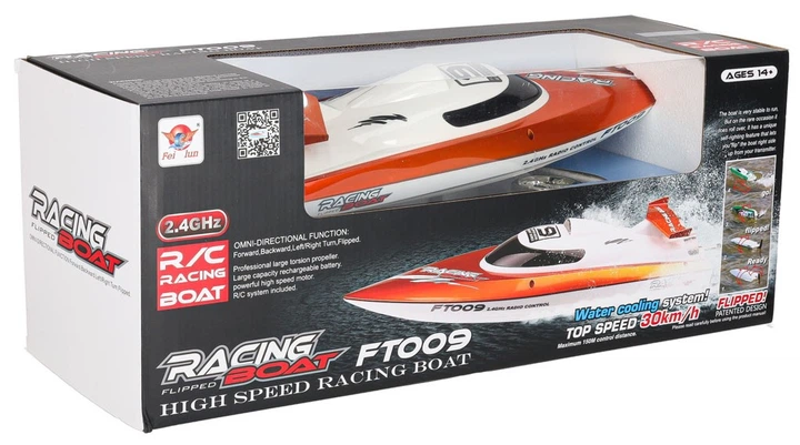 Човен з дистанційним керуванням Ikonka RC FT009 Зелений (KX9029_2) (5903039709485) - зображення 10