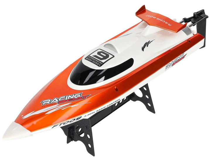 Човен з дистанційним керуванням Ikonka RC FT009 Помаранчевий (KX9029_1) (5903039709478) - зображення 6