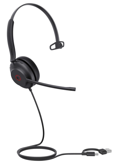 Słuchawki Yealink UH35 UH35 Mono Teams USB-C/A Black (286334) - obraz 3