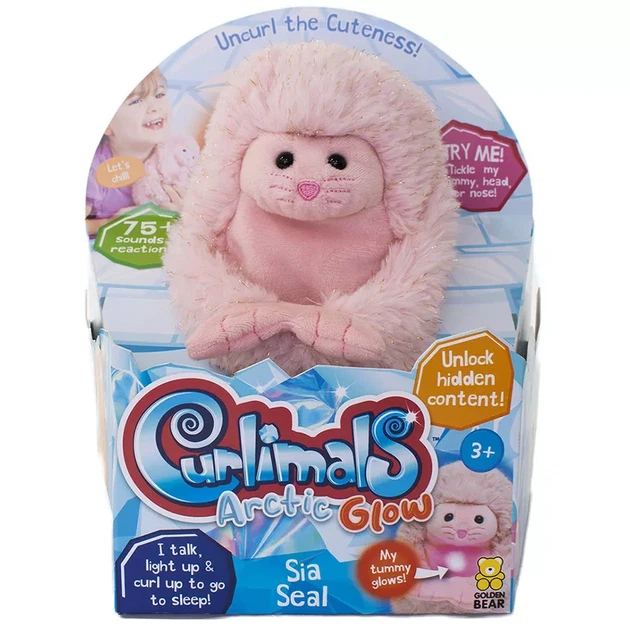 Интерактивная игрушка Curlimals Arctic Glow Морской котик Сиа (3726) - изображение 14