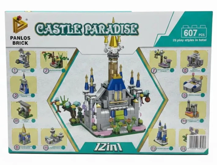 Конструктор Panlos Brick Princess House Fairy tale 607 деталей Різнокольоровий (2104619246) - зображення 5