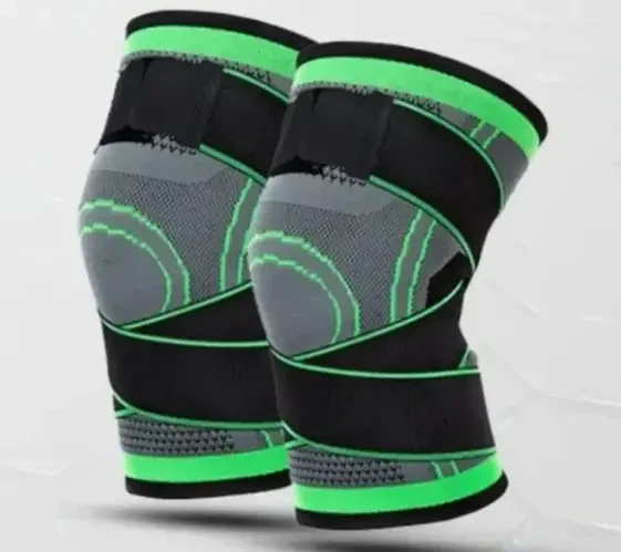 Бандаж для колінного суглоба No Brand Knee Support XXL Сіро-зелений (14980-hbr) - Фото 7 Бандаж для колінного суглоба No Brand Knee Support XXL Сіро-зелений (14980-hbr) - изображение 7