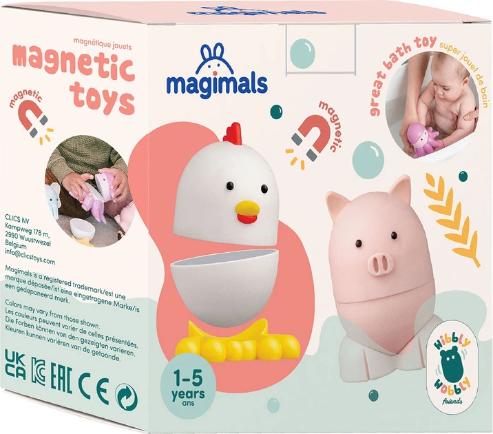 Ігровий набір Clics Magimals Wibly Wobly Магнітна ферма 401001 (5425002306243) - зображення 1