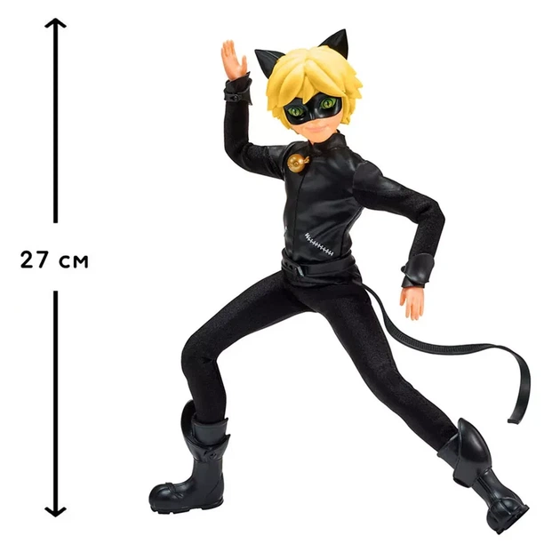 Лялька MIRACULOUS Леді Баг і Супер-Кіт S2 - Супер-Кіт 27 cм, з аксес. (50002) - зображення 2