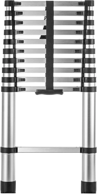 Drabina aluminiowa teleskopowa Kadax Zalavar 3.2 m 11 szczebli K10539 (5906638301845) - obraz 2